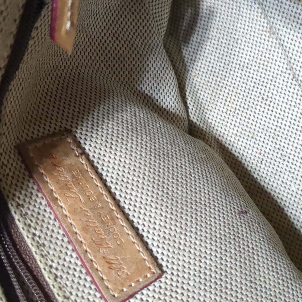 Dooney & Bourke Small O-Ring Shoulder Bag Tan Leather - Picture 8 of 14